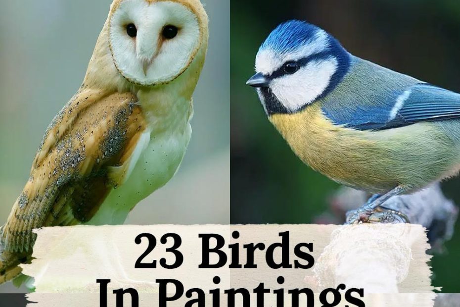 23 birds in paintings