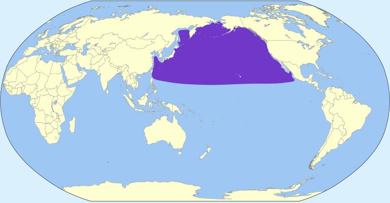 Short-tailed Albatross Range Map