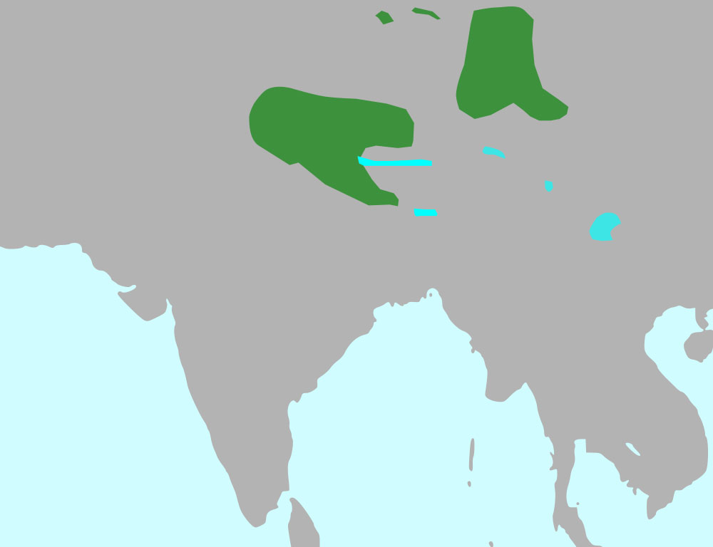 Black-Necked Crane Range Map
